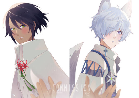 Ikaruga and Fubuki [Rune Factory: Guardians of Azuma]